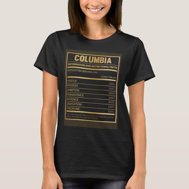 Camiseta Orgulho de Columbia (Frente)