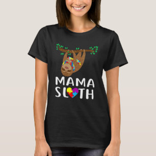 Camiseta Orgulho de Conscientização do Autismo Mamãe Amante