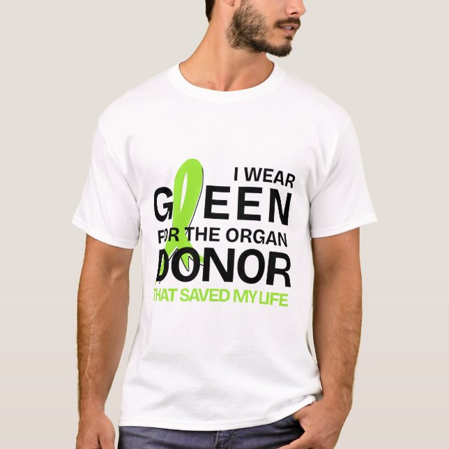 Camiseta Orgulho de Conscientização do Doador Apoio Agradec (Frente)