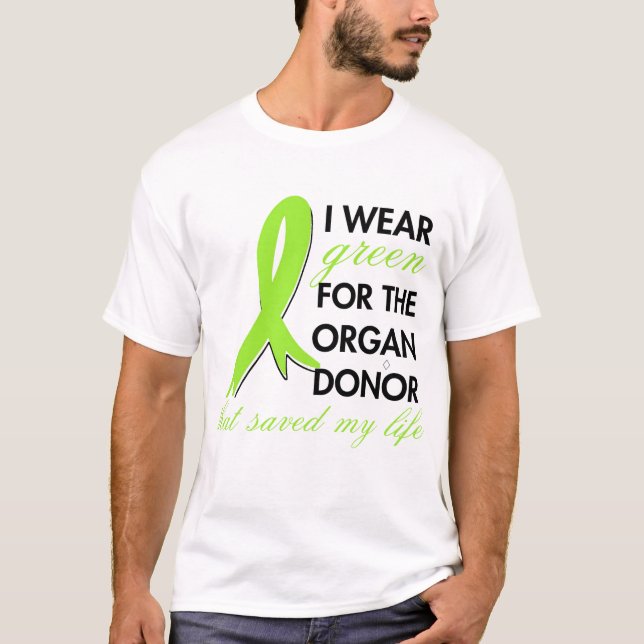 Camiseta Orgulho de Conscientização do Doador Suporte Agrad (Frente)