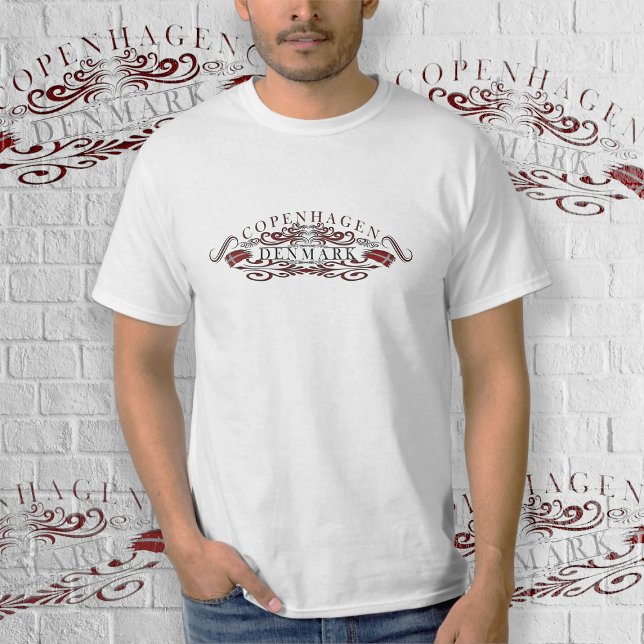 Camiseta Orgulho de Copenhaga (Criador carregado)