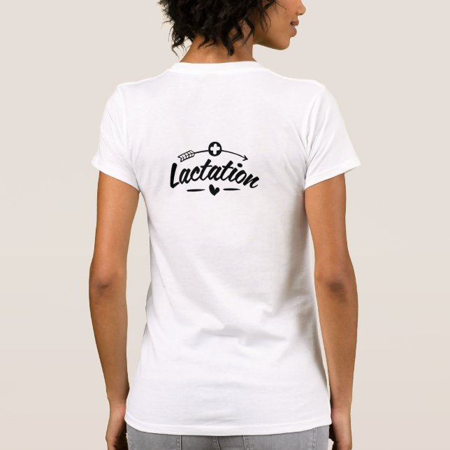 Camiseta Orgulho de Cuidados - Lactação (Verso)