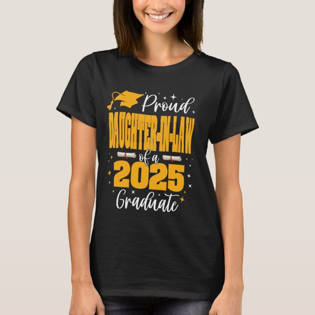 Camiseta Orgulho de cunho de um Formando da Classe 2025 (Frente)
