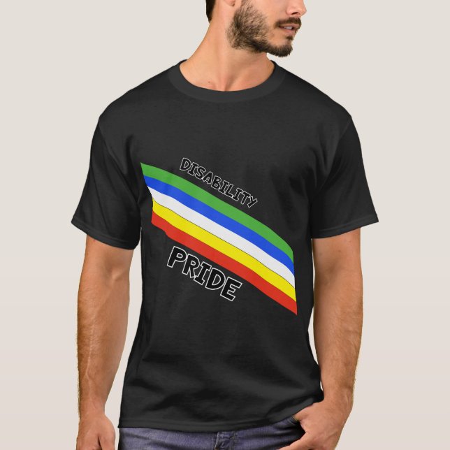 Camiseta "Orgulho de Deficiência" (Frente)