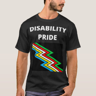 Camiseta Orgulho de Deficiência com Sinalizador