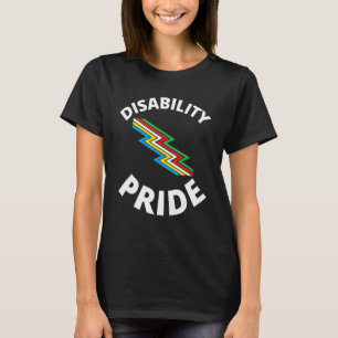 Camiseta Orgulho de Deficiência com Sinalizador