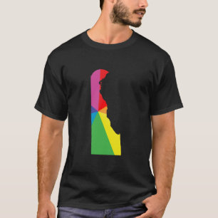 Camiseta orgulho de delaware. angular