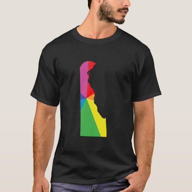 Camiseta orgulho de delaware. angular (Frente)