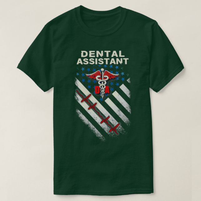 Camiseta Orgulho de Dental Americano (Frente do Design)