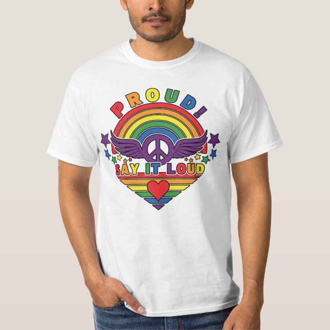 Camiseta Orgulho de dizer alto (Frente)
