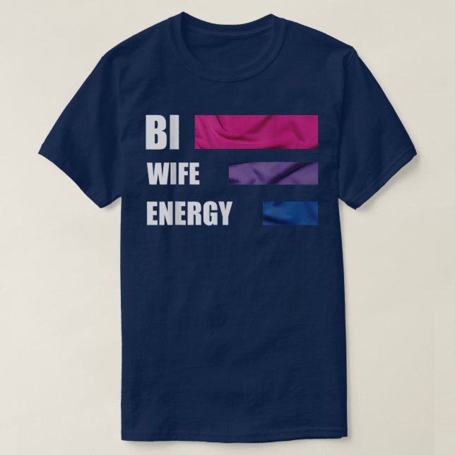 Camiseta Orgulho de Energia Bi, feliz e bonito (Frente do Design)
