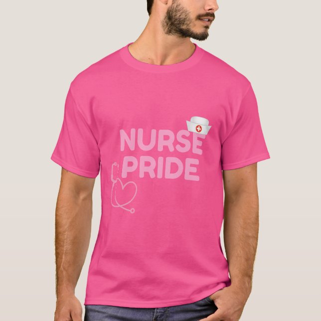 Camiseta Orgulho de Enfermeira – Honra, Força (Frente)