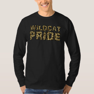 Camiseta Orgulho de Gato Selvagem Escola Leopardo Espírito