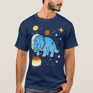 Camiseta Orgulho de Gay de Astronautas Tricerátops