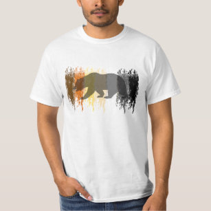 Camiseta Orgulho de Gay do Urso Sombra do Urso legal