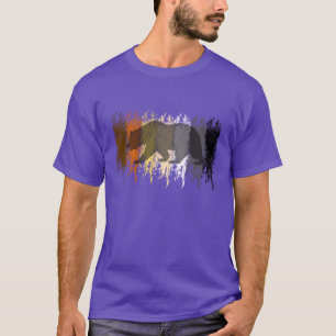 Camiseta Orgulho de Gay do Urso Sombra do Urso legal