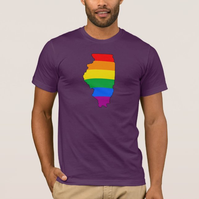CAMISETA ORGULHO DE ILLINOIS - (Frente)