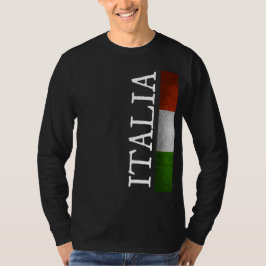 Camiseta Orgulho de Italia eu amo a bandeira do italiano de