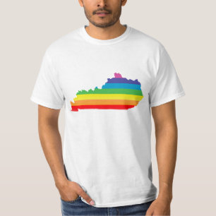Camiseta orgulho de kentucky. listrado