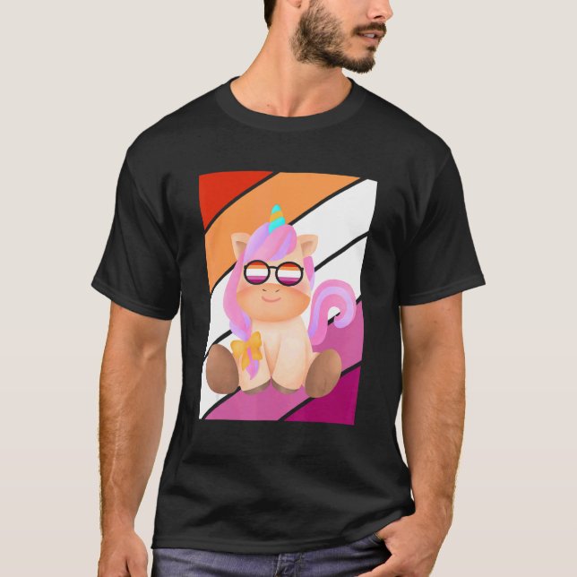 Camiseta Orgulho de Lésbica LGBT Ortoada Ally Pr (Frente)