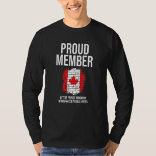Camiseta Orgulho De Membro Da Minoria De Pequenas Margens D