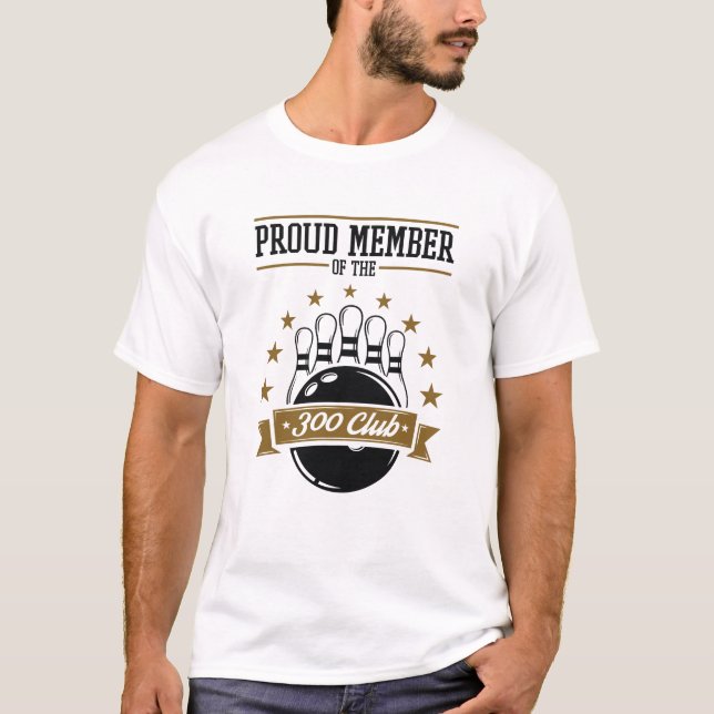 Camiseta Orgulho de Membro do Jogo Perfeito do Clube 300 da (Frente)
