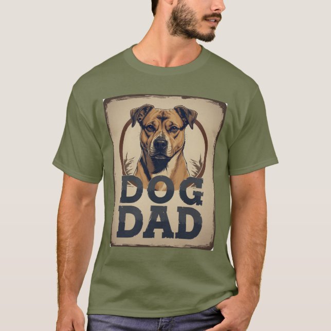 Camiseta Orgulho de Pai de Cães - Arte de Homenagem de Cani (Frente)