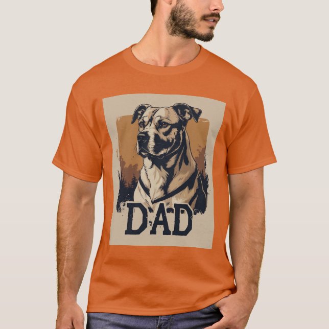 Camiseta Orgulho de Pai de Cães - Arte de Homenagem de Cani (Frente)