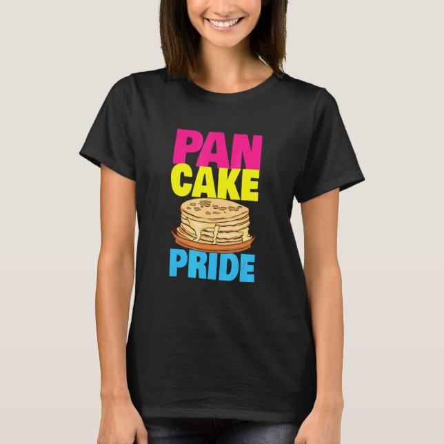 Camiseta Orgulho de Panqueca Pansexual (Frente)