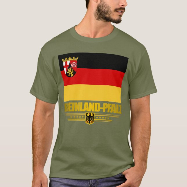 Camiseta Orgulho De Pfalz Rheinland (Frente)