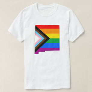 Camiseta Orgulho de Progresso LGBTQ do Orgulho do Novo Esta