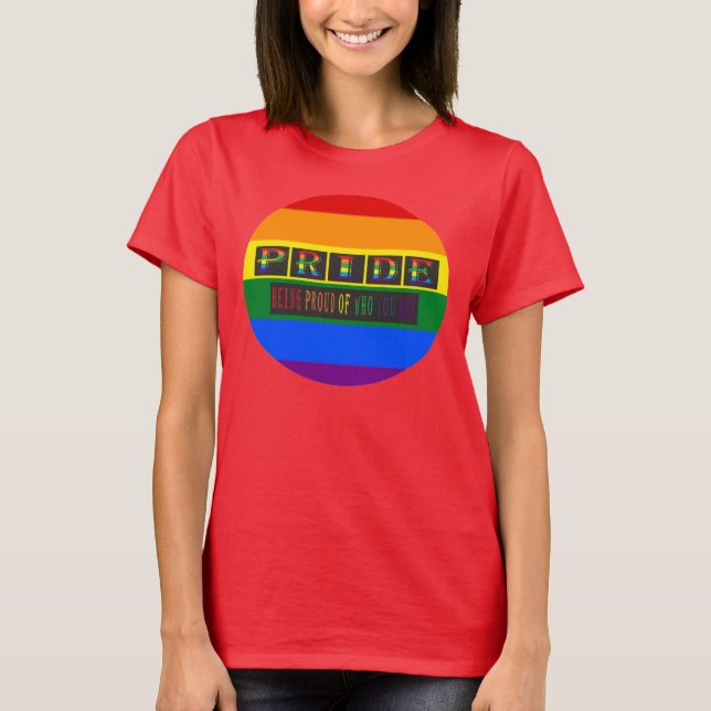 Camiseta Orgulho de quem você é Design (Frente)