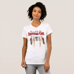 Camiseta Orgulho de ser a Canvas T-Shirt Chippewa-Cree Bell