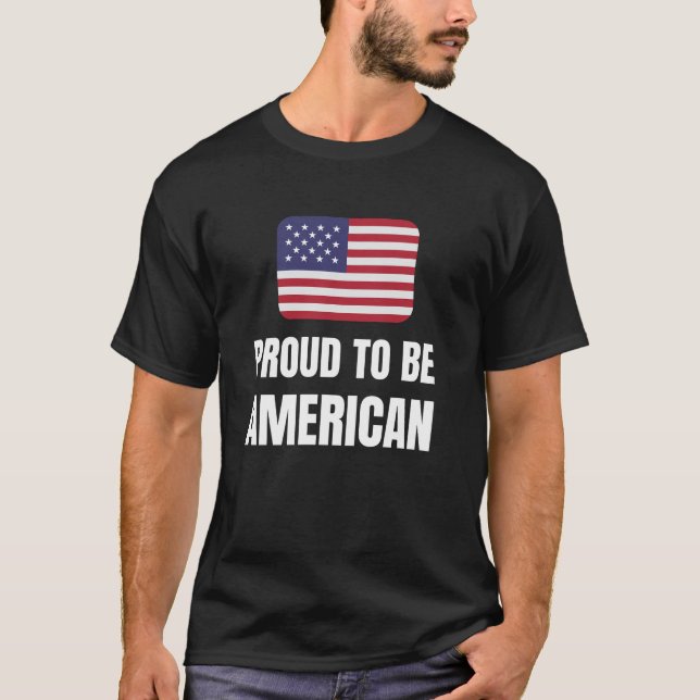 Camiseta Orgulho de ser americano (Frente)