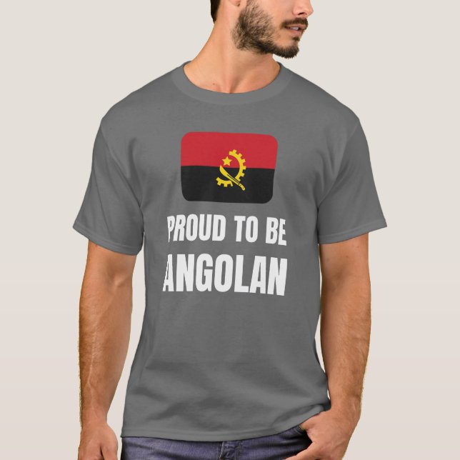 Camiseta Orgulho de ser angolano (Frente)