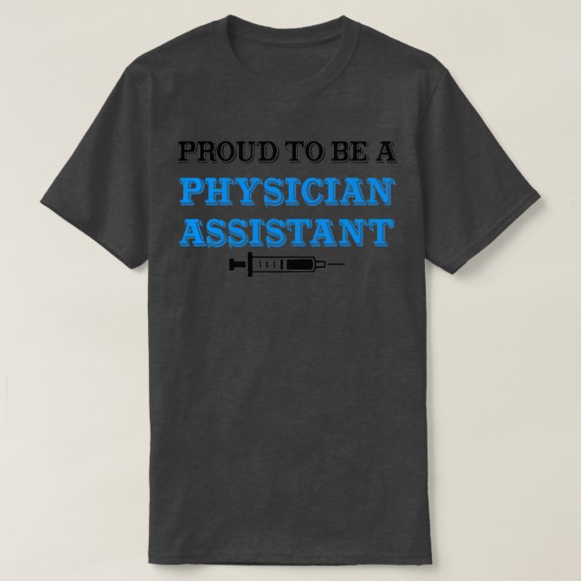 Camiseta Orgulho de ser assistente médico (Frente do Design)