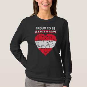 Camiseta Orgulho De Ser Austríaco Eu Adoro Áustria Bandeira