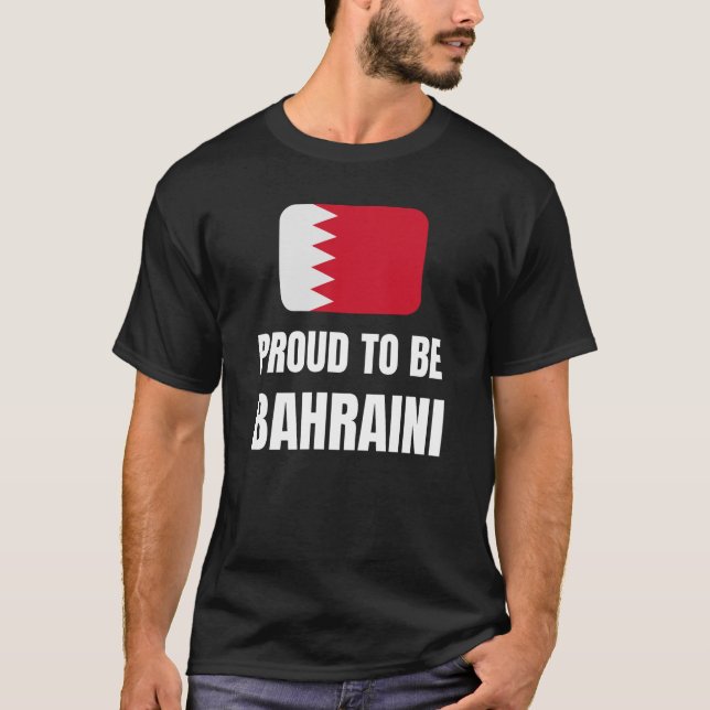 Camiseta Orgulho de ser Bahrein (Frente)