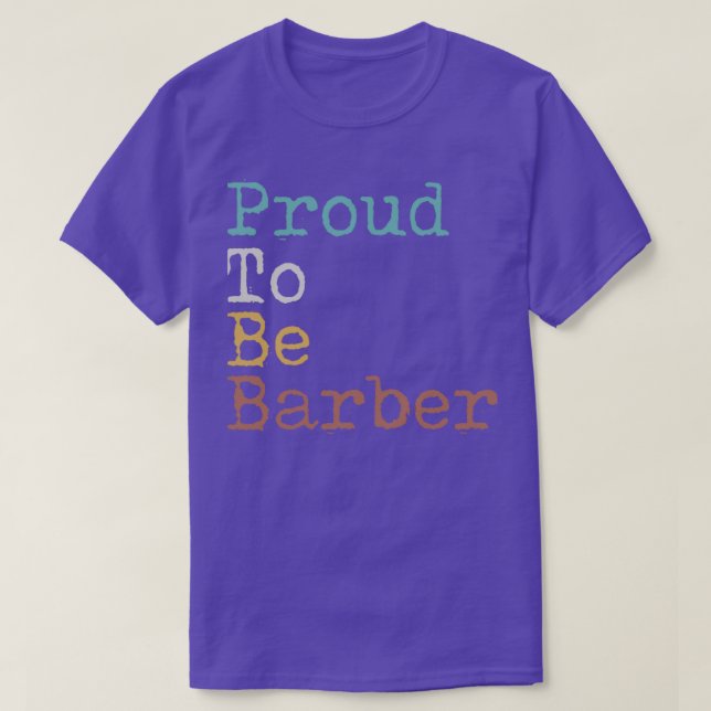 Camiseta Orgulho De Ser Barber (Frente do Design)