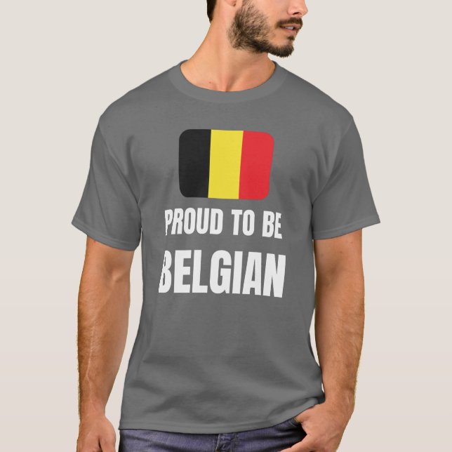 Camiseta Orgulho de ser belga (Frente)