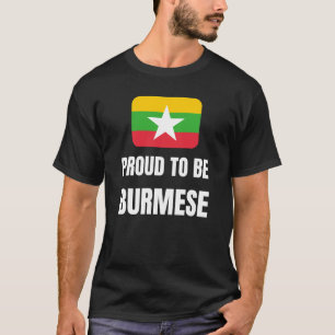 Camiseta Orgulho de ser birmanês