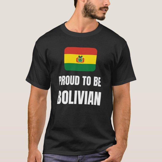 Camiseta Orgulho de ser boliviano (Frente)