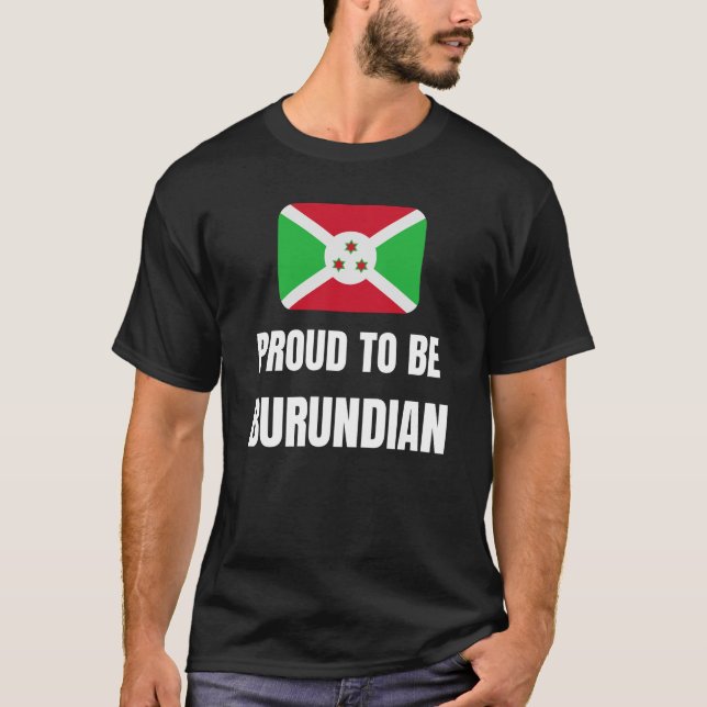 Camiseta Orgulho de ser Burundi (Frente)