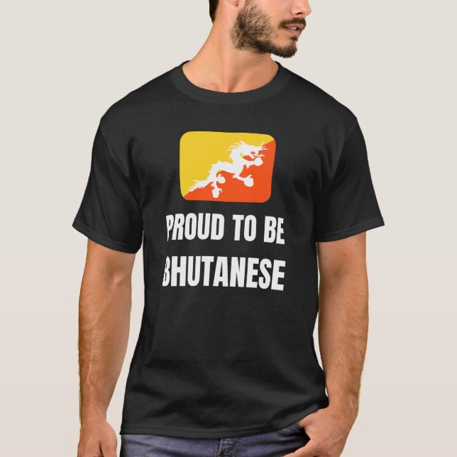 Camiseta Orgulho de ser butanês (Frente)