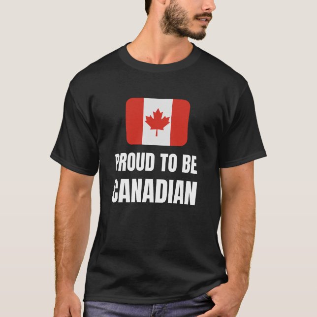 Camiseta Orgulho de ser canadense (Frente)