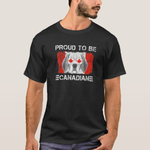 Camiseta Orgulho de ser canadense Flag Dog Lover Canada Roo