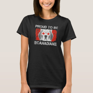 Camiseta Orgulho de ser canadense Flag Dog Lover Canada Roo