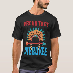 Camiseta Orgulho De Ser Cherokee Orgulho Nativo
