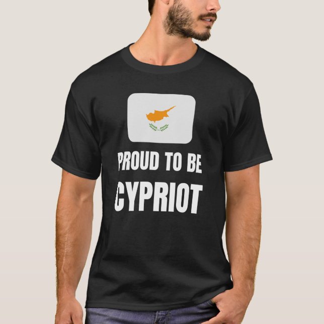 Camiseta Orgulho de ser cipriota (Frente)