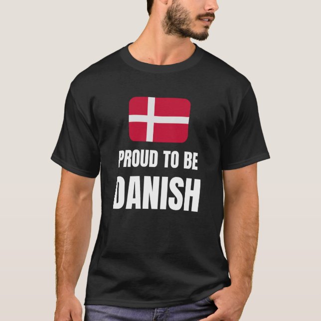 Camiseta Orgulho de ser dinamarquês (Frente)
